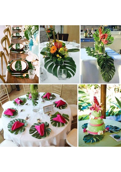 60 Yapay Palmiye Yaprağı, 6 Farklı Tür (Yurt Dışından) modelleri