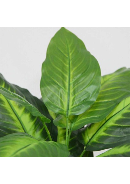 Büyük 50CM Yaprak Dökmeyen Yapay Bitki 25 Yapraklı Gerçekçi Çalı Saksı Bitkisi (Yurt Dışından) modelleri