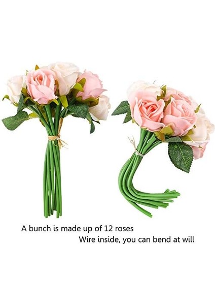 Esinti Yapay Gül Ipek Çiçek Sahte Çiçek Gelin Düğün Buketi Aile (Yurt Dışından) modelleri