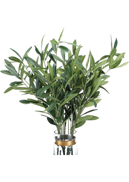 5'li Yapay Zeytin Yaprağı Paketi Uzun Saplı 94 cm Liğinde Yapay Yapraklı (Yurt Dışından)