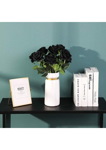 Esinti Ipek Yapay Gül Çiçekleri Gelin Buketi Çiçekleri (Yurt Dışından) fırsatları