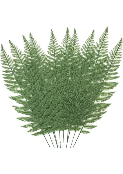 Esinti Isıtıcı 10 Adet Yapay Boston Fern Çalı Bitki Yapay Yapraklar Yeşil Bitki (Yurt Dışından)