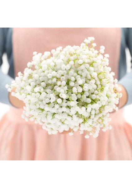 10 Adet Gypsophila Yapay Çiçek Buketi Gypsophila Beyaz Büyük Çiçekler (Yurt Dışından) indirimleri