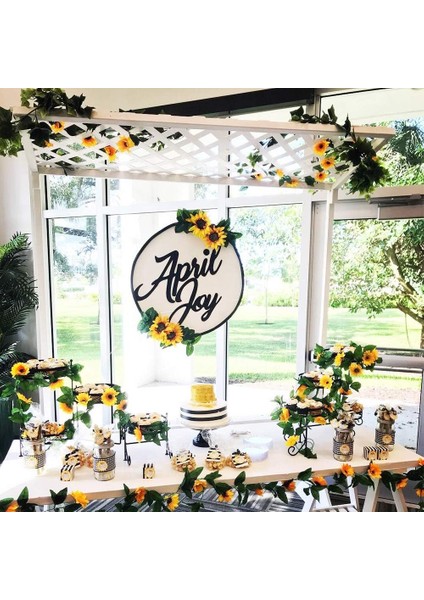 Esinti 4 Adet 2.5 M Yapay Ayçiçeği Çelenkler Yapay Çiçek Çelenkler Güz (Yurt Dışından) modelleri