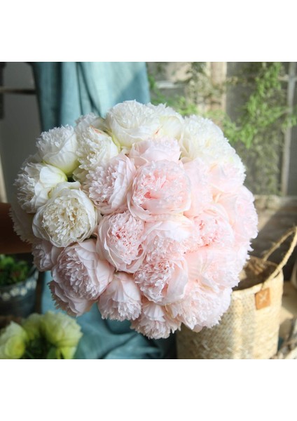 Esinti Yapay Şakayık Buketleri 10 Kafa Yapay Çiçekler Ipek Şakayık (Yurt Dışından) indirimleri