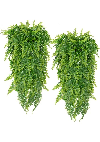 2 Paket Yapay Asma Asma Bitkileri Dış Mekan Kullanımı Için Sahte Sarmaşık Eğreltiotları (Yurt Dışından)
