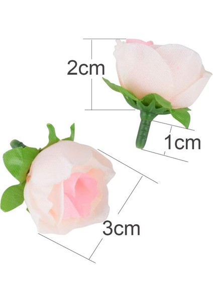 100 Pembe Yapay Bitki Süsleri (Renkli Rengi) (Yurt Dışından) fiyatları