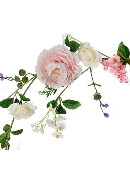 Esinti Yapay Çiçek Çelenk 6 Ft Çiçek Çelenk Karışık Gül Yaprağı Çelenk (Yurt Dışından) fiyatları