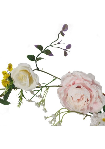 Esinti Yapay Çiçek Çelenk 6 Ft Çiçek Çelenk Karışık Gül Yaprağı Çelenk (Yurt Dışından) modelleri