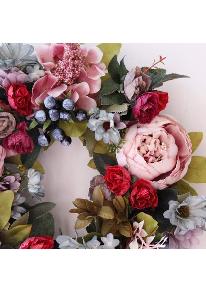 Esinti Yapay Kapı Çelengi Dekoratif Çelenk Dekoratif Çiçek Çelenk Duvar Çelengi Ilkbahar Yaz Için (Yurt Dışından) modelleri