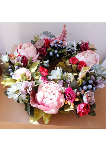 Esinti Yapay Kapı Çelengi Dekoratif Çelenk Dekoratif Çiçek Çelenk Duvar Çelengi Ilkbahar Yaz Için (Yurt Dışından) fırsatları