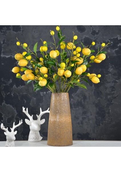 Sticks Yapay Limon Dalları, Taze Sarı Yapay Limon Dalları, Aralık (Yurt Dışından)