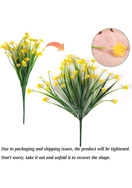 Esinti Yapay Çiçekler Dış Mekan Karışık Renkli Uv Dayanımlı Dış Mekan Yapay Çiçekler (Yurt Dışından) modelleri