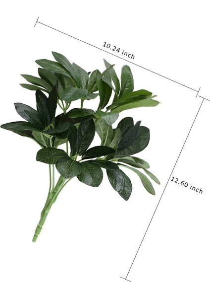 Esinti Yapay Çalılar Bitkiler Yapay Ipek Schefflera Çalılar Hissedin (Yurt Dışından) fırsatları