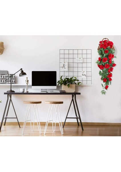 Esinti Yapay Gül Çelenk Dekorasyon Asılı Yapay Bitkiler Gül Asma Yapay Asılı (Yurt Dışından) modelleri