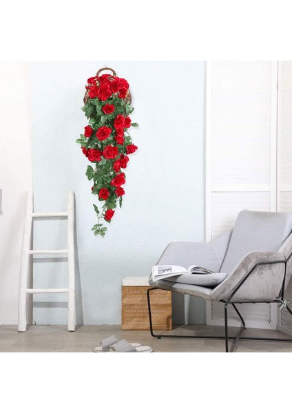 Esinti Yapay Gül Çelenk Dekorasyon Asılı Yapay Bitkiler Gül Asma Yapay Asılı (Yurt Dışından) fırsatları