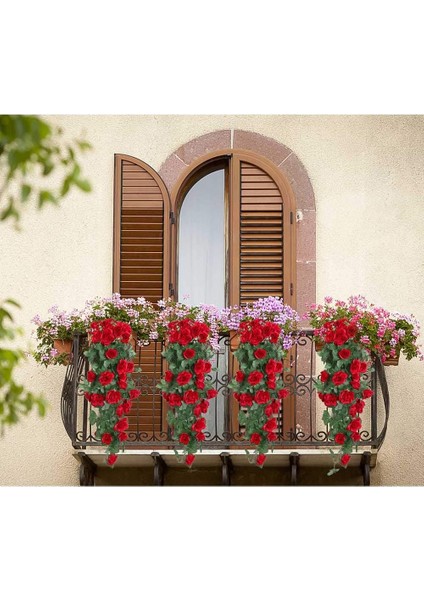 Esinti Yapay Gül Çelenk Dekorasyon Asılı Yapay Bitkiler Gül Asma Yapay Asılı (Yurt Dışından) indirimleri