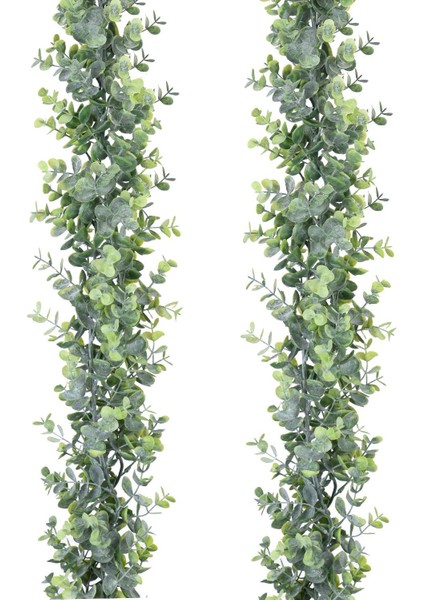 Yapay Okaliptüs Çelenk 2'li Paket Yapay Sarmaşıklar Asılı Okaliptüsb (Yurt Dışından)