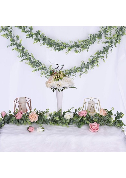 Yapay Okaliptüs Çelenk 2'li Paket Yapay Sarmaşıklar Asılı Okaliptüsb (Yurt Dışından) indirimleri