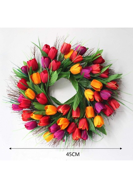 Yapay Kapı Çelengi Dekorasyonu, Kapı Çelengi Tüm Yıl Boyunca Modern Duvar Çelengi Dekoratif Çelenk Yapay (Yurt Dışından) indirimleri