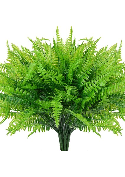 4 Adet Yapay Boston Fern Plastik Bitkiler Çalılar Yapay (Yurt Dışından)