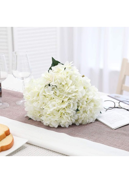 Tifuly Yapay Ortanca Çiçeği, 5 Adet Gerçekçi Tek Uzun Kök Ipek (Yurt Dışından) fırsatları