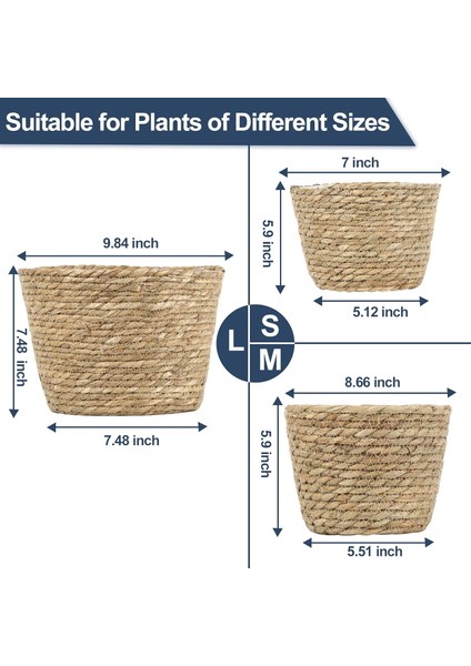 Bitki Sepeti, Su Geçirmez Plastik Astarlı El Dokuması Ekim Sepeti (Yurt Dışından) fiyatları