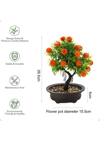 Esinti Yapay Meyveler Yapay Yeşil Bitkiler Yaratıcı Aile Süslemeleri Saksı (Yurt Dışından) fiyatları