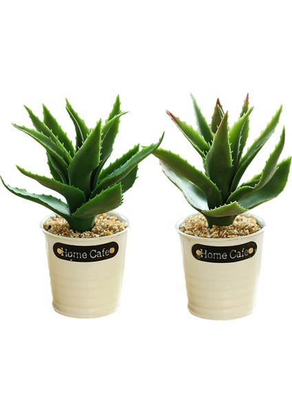 Esinti Parça Simülasyon Succulents Bonsai Kalay Saksılar Yaratıcı Küçük Süsler K (Yurt Dışından)