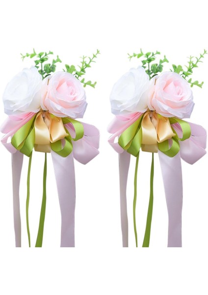 Esinti Parçası Şerit Çiçek Düğün Için Yapay Gül Düğün Arabası Dekorasyon Çiçekler (Yurt Dışından)