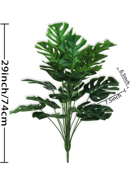 Yapay Bitkiler 29 "uzun Yapay Kaplumbağa Ağacı Yaprakları Saplı (Yurt Dışından) fiyatları