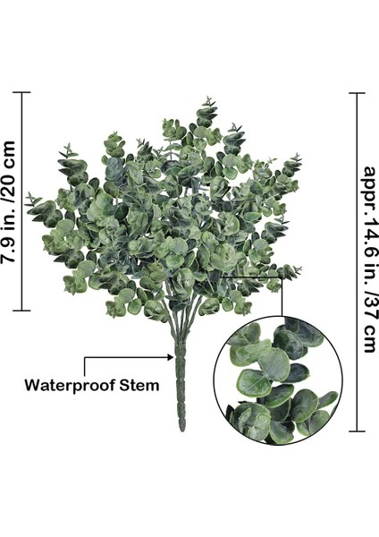 Esinti Parçası Yapay Okaliptüs Yaprakları, Yapay Saplar, Yapay Okaliptüs Iki (Yurt Dışından) fiyatları
