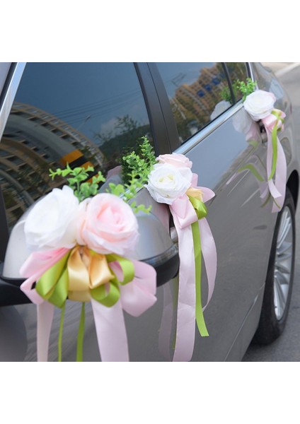 Esinti Parçası Şerit Çiçek Düğün Için Yapay Gül Düğün Arabası Dekorasyon Çiçekler (Yurt Dışından) modelleri