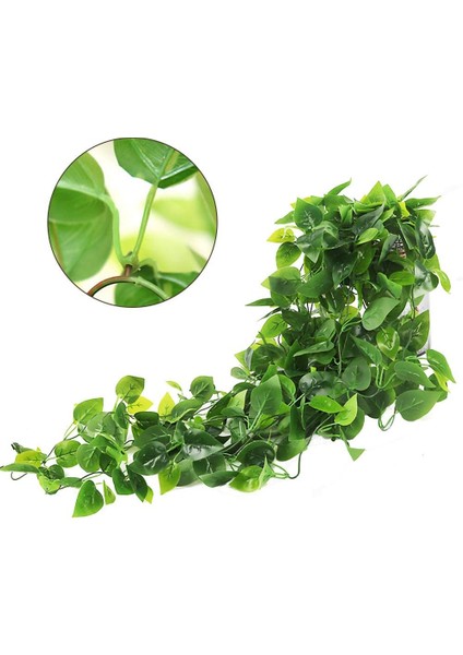 Piece Yapay Asma Bitkiler 1.1m Yapay Sarmaşık Asma Yapay Sarmaşık Yaprağı (Yurt Dışından) fırsatları