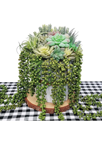 Yapay Inci Etli Asılı Bitki Düğün Parti Ev Bahçe Için (Yurt Dışından) fiyatları