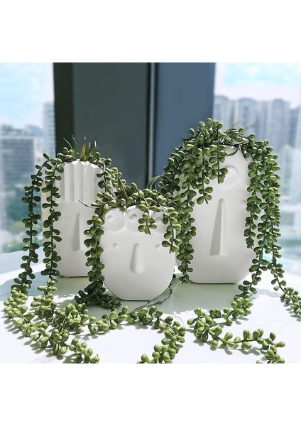 Yapay Inci Etli Asılı Bitki Düğün Parti Ev Bahçe Için (Yurt Dışından) modelleri