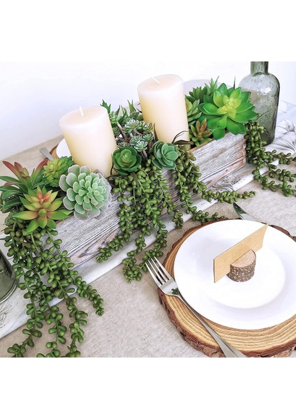 Yapay Inci Etli Asılı Bitki Düğün Parti Ev Bahçe Için (Yurt Dışından) fırsatları