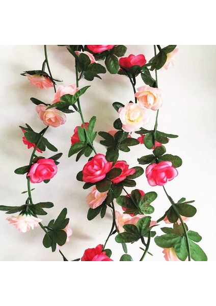 3'lü Yapay Gül Çelenk Seti, 2,5 M Gül Simülasyonu (Yurt Dışından) fırsatları