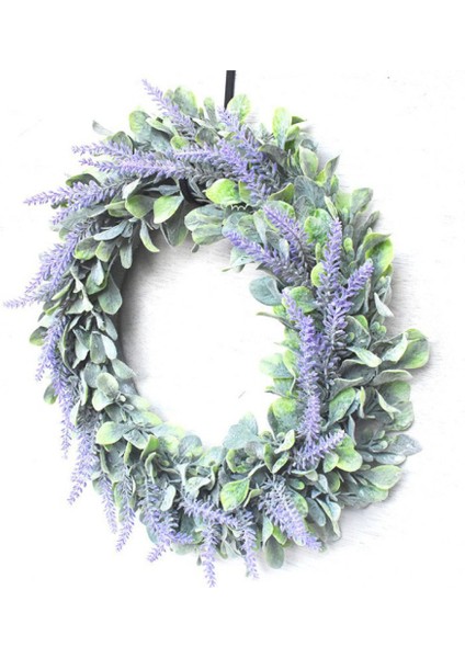 Esinti Yapay Lavanta Çelenk Dekoratif Kapı Çelengi Lavanta Çelenk Dekoratif Çelenk Duvar Çelengi Kapı Için (Yurt Dışından) modelleri