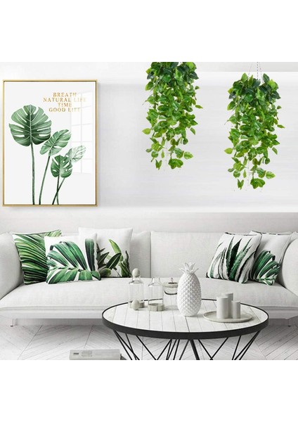 4 Paket Yapay Asma Bitkiler Duvar Ev Için Yapay Sarmaşık Sarmaşıklar (Yurt Dışından) indirimleri