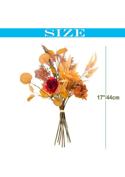2 Paket Yapay Sonbahar Çiçek Buketi Sonbahar Düğün Buketi Düğün Sutyeni Için (Yurt Dışından) fiyatları