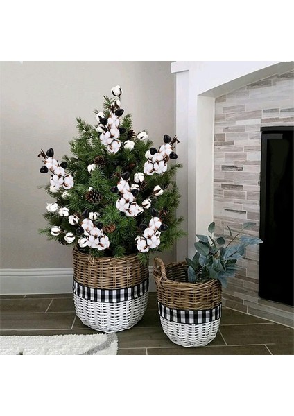 3 Adet Yapay Pamuk Dalı 5 Başlı Doğal Kuru Çiçek Buketi (Yurt Dışından) indirimleri