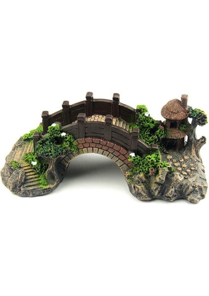 Akvaryum Dekorasyon Köprüsü, Akvaryum Köprüsü Süslemesi, Akvaryum Yapay Köprüsü (Yurt Dışından)