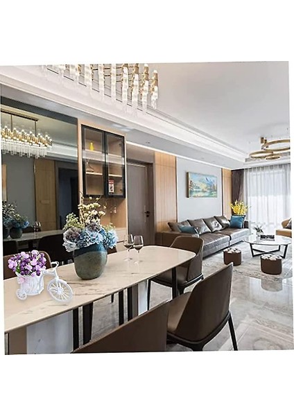 Esinti Bisiklet Yapay Çiçek Üç Tekerlekli Bisiklet Ekici Bahçe Dekorasyon Rattan Vazo Sepeti (Yurt Dışından) indirimleri