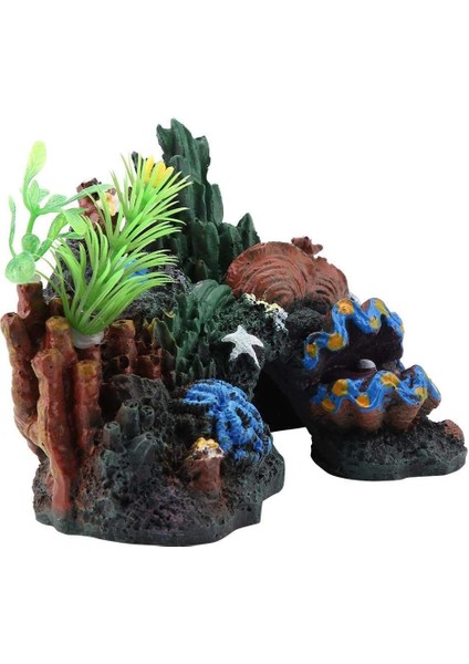 Esinti Akvaryum Dekorasyon Şekil Peyzaj Reçine Mağara Su Dekor Minyatür Süs Obje (Yurt Dışından) fırsatları