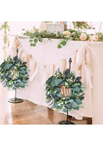 Esinti Okaliptüs Yapay Çelenk, Çelenk Noel Kapı Çelengi Duvar Çelengi Ivy Garland Eu (Yurt Dışından) indirimleri