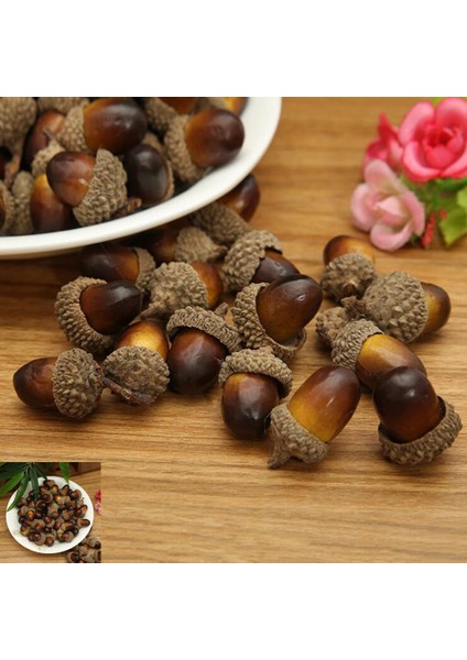 Dr.pink 100 Adet Yapay Fındık Meşe Palamudu Modelleri Sonbahar Dekorasyon Için Zanaat Malzemesi (Yurt Dışından) fırsatları