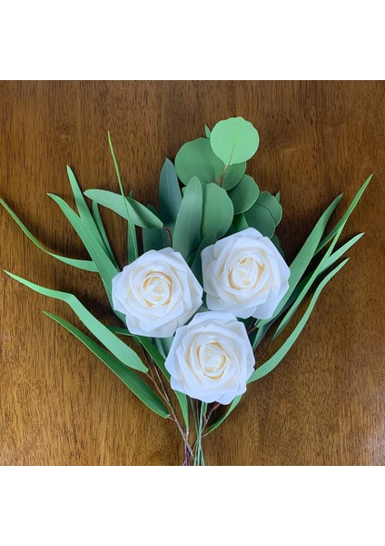 Roqueen 25'li Yapay Çiçek Paketi Güller Dekoratif Çiçekler Sahte Güller Köpük (Yurt Dışından) fırsatları