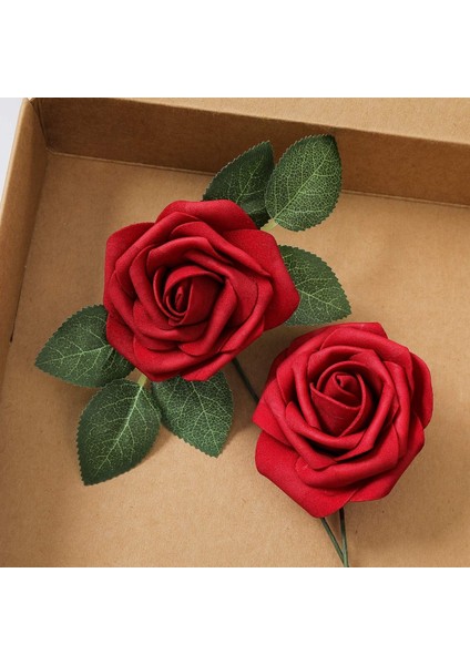 Esinti Yapay Güller Çiçekler Köpük Güller Köpük Güller Yapay Çiçekler Gül Başları Sahte (Yurt Dışından) fırsatları