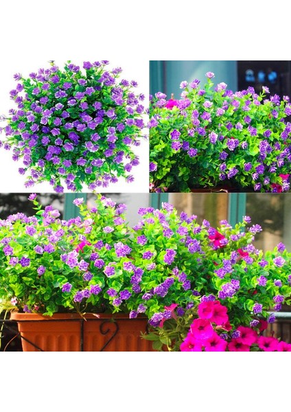 Dış Mekan Kullanımı Için 15 Demet Uv Işınlarına Dayanıklı Yapay Çiçek (Yurt Dışından)